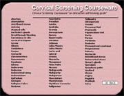 Online Medical Training Cervical Cancer Glossary